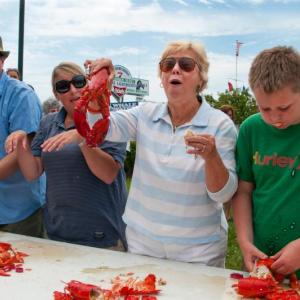 A past lobster eating contest. File photo