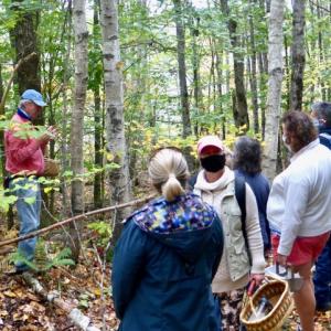 Greg Marley leading a mushroom hike. Courtesy photo