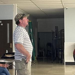 Resident Chet Grover addresses the committee. SARAH WHITFIELD/Wiscasset Newspaper