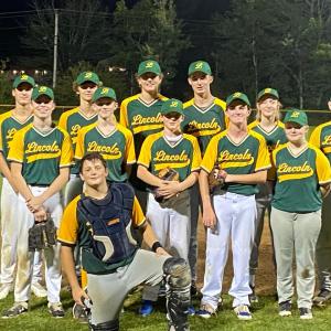 The Lincoln baseball team completed the last game of the season at Boothbay, winning 3-2 against Mt. Ararat. Courtesy of Shanon Cotta