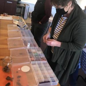 Choosing earring adornments. Courtesy photo