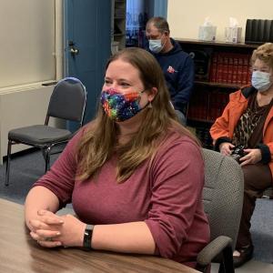 Office supervisor Mandy Charlton recommended Becky Nelson of Newcastle Nov. 1 as the Lincoln County District Attorney Office’s paralegal. Commissioners unanimously approved her recommendation. BILL PEARSON/Boothbay Register
