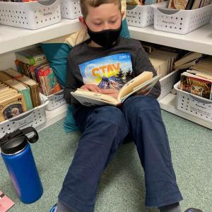CTL kids love to curl up with a good book. Courtesy of CTL
