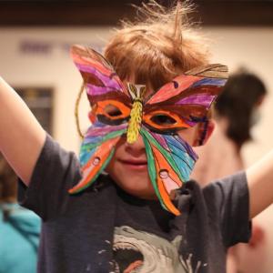 Mask-making at the Merry Barn. Courtesy photo