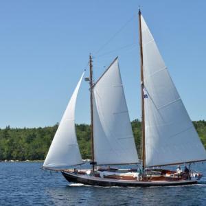 Blackbird under sail in 2017. Courtesy photo