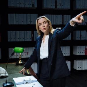Jodie Comer stars in the National Theater Live production, “Prima Facie” Playing Thursday, July 21 at the Lincoln. Courtesy of the theater