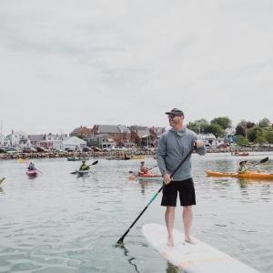 “Paddle of a Purpose” commences. Courtesy of Kelsey Gayle