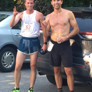Second place male Michael Rioux, left, and male winner Daniel Bradford. Courtesy photo