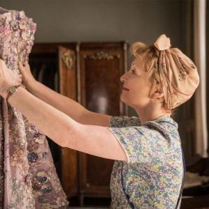 Leslie Manville stars in “Mrs. Harris Goes To Paris” opening Friday, Aug. 12 at 7 p.m. Courtesy of Harbor Theater
