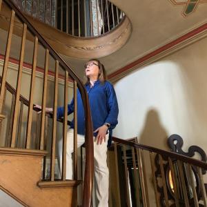Historic New England’s Midcoast Maine Site Manager Peggy Konitzky, inside Castle Tucker in Wiscasset. SUSAN JOHNS/Wiscasset Newspaper