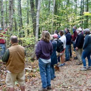 Greg Marley leads a mushroom hike. Courtesy photo