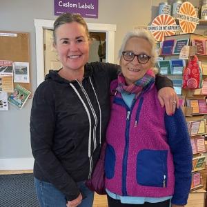 Monarch mamas Julie Roberts, left, and Sally Bullard. Courtesy of Julie Roberts