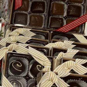 The Chocolate Pan in Belfast brings small batch chocolates to the Wiscasset Holiday Gift Shop in the Nickels-Sortwell House barn on Federal Street, Dec. 2-4. The Chocolate Pan photo