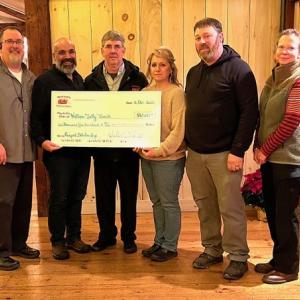 Pictured from left are Jed Weiss, William Smith (Awardee), Bill Clark, Bobbie Pierpont, Edwin Pierpont and Tara Doe. Courtesy photo