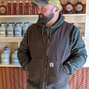 SweetWoods Farm owner Justin Wood. CANDI JONETH/Boothbay Register