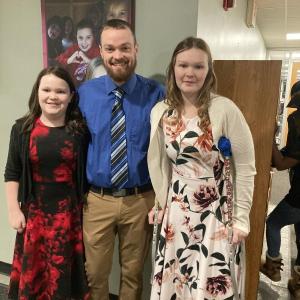 Jocelyn, Nathaniel and Riley Johnston from Woolwich. EDNA MILLER/Wiscasset Newspaper