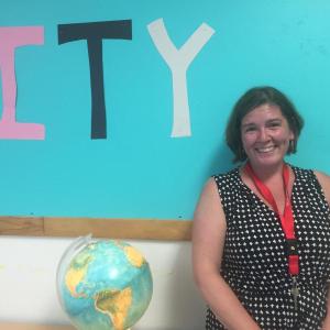 When Wiscasset Newspaper took this photo in September 2016, Kim Andersson was the new alternative education teacher at Wiscasset Middle High School. This fall will be her first as superintendent of schools. File photo