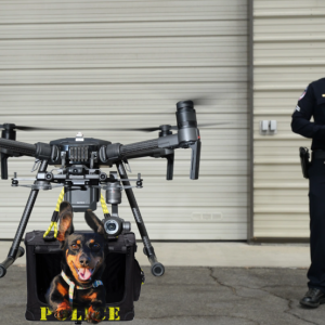 police dog, drone, drugs, dachshund, attack
