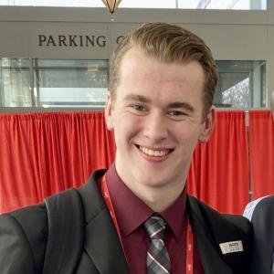 Samuel Bridges, the newly elected vice chair of the Maine GOP. Courtesy of Liliana Thelander