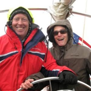 David Nutt and his late wife Dr. Judy Sandick on a sailing trip. Courtesy of David Nutt