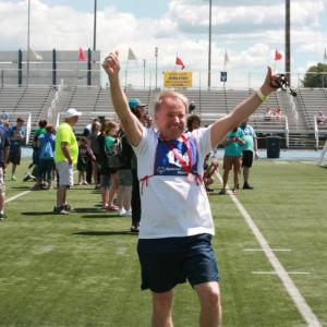 A happy participant at a past Special Olympics Maine Summer Games. Courtesy photo