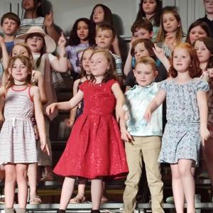 Second and third graders perform. Trae Stover photo