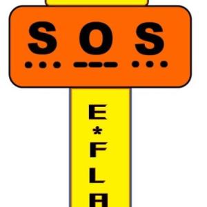 An E-Flare. Its average dimensions are 3 inches by 8 inches. Courtesy graphic.