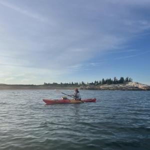 Jess Ruhlin treating herself to a paddle during the 2022 Women’s Retreat. Can’t you see yourself and your mom out there?