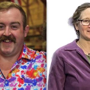 Michael Maxim, left, and Amy Winston. Courtesy photos