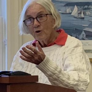 Jeannie Hamrin is Boothbay’s representative on the Clean Drinking Water Initiative. BILL PEARSON/Boothbay Region