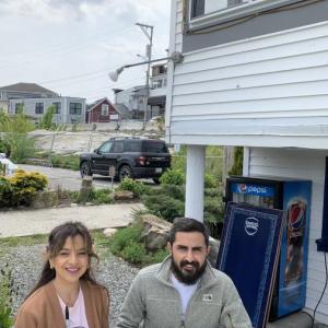Harbor Treats’ owners Metehan Sahin, right, and Tugba Ciftci. BILL PEARSON/Boothbay Register