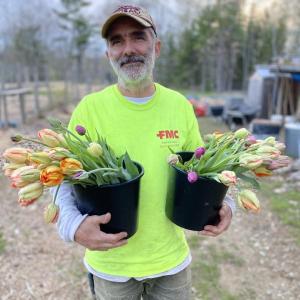 Alain Ollier, co-founder of Veggies to Table. Courtesy of Erica Berman