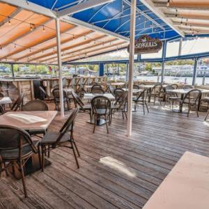 You can still enjoy harborside dining on McSeagull’s renovated deck - seven days a week! Courtesy of the restaurant