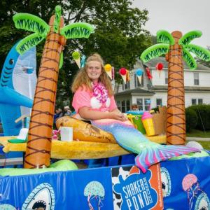 Ice Cream Hut/Dolphin Mini Golf won first place in the 2023 Windjammer Days Street Parade. Michael Leonard photo