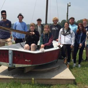 Summer 2023 Sailing and Science instructors at Boothbay Sea and Science Center on Linekin Bay in East Boothbay. Pauline Dion photo
