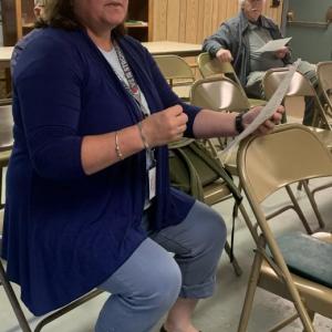 Edgecomb School Committee Chairman Heather Sinclair received selectboard approval June 13 to use up to $100,000 from the student expense reserve account to cover Fiscal Year 23 costs. BILL PEARSON/Boothbay Register