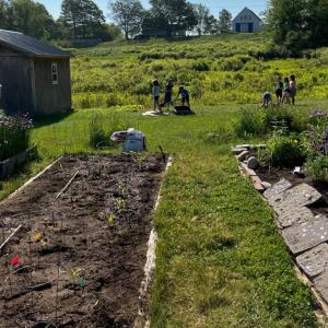 Edgecomb Eddy students are preparing for a fall fruit orchard. Courtesy photo