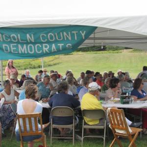 Democrats from across Lincoln County will gather under the big tent at Cider Hill Farm in Waldoboro, Sunday, Aug. 6, for their annual Family Fun Day Lobster Bake. Courtesy of Geoffrey Bates