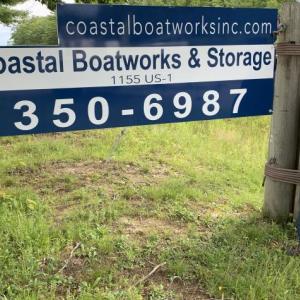 Manager Linda Flagg, left, and Wiscasset Self-Storage Property Manager Dylan Huggins are welcoming new and old customers to Coastal Boatworks & Storage in Newcastle, now under new ownership. BILL PEARSON/Boothbay Register