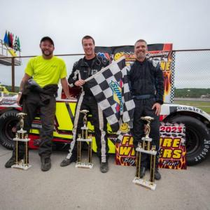Pro Stock top 3, from left: Josh St. Clair, Nick Hinkley and Kevin Douglass. Steve Girard of SGirardPhotography