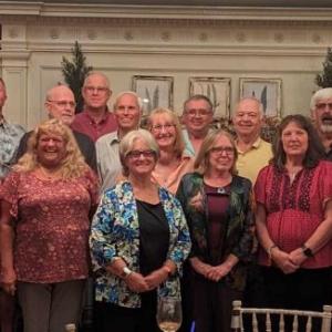 Back row, Danny Grover, Robert Lincoln, Craig Haggett, Ernie James, Donnie Brewer, Carl Kohler, Paula Sevigny, Wayne Cromwell, Mike Pontau, Floyd Thayer, Robert Rines, Joan Sutter and Rick Gaeth. Front row, Audrey Leeds, Kim Farmer, Lynn Abbott, Sally Sherman, Sue Colby, Karen Jones, Linda Dodge, Keith Wood and Debby Cook. Courtesy photo
