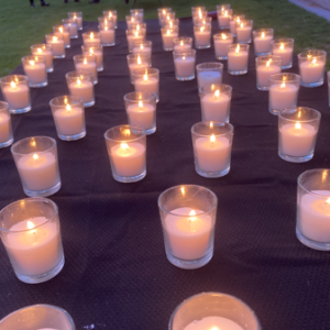 "716 Candles," a series of events commemorating International Overdose Awareness Day. Peter Brunn photo