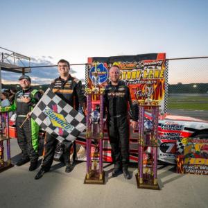 Boss Hogg 150 Top 3, from left: Ryan Kuhn, Max Cookson and Mike Hopkins. Steve Girard of SGirardPhotography