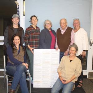 Clockwise, from top, Colleen Hendricks, Cassaundra Rose, Jan Hobbs-Bailey, Marty Fox, Selectman Terry Heller, Lisa Tichy and Service Provider Shri Verrill. Not pictured, WCAT members Evan Goodkowsky and Leslie Roberts. Courtesy photo