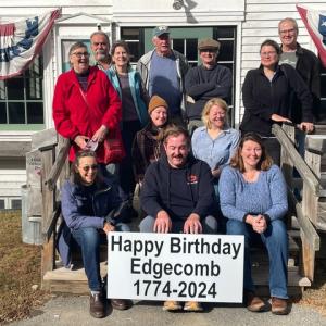 Members of Edgecomb 250th Planning Committee. Courtesy photo