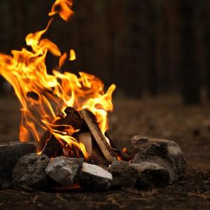Participants in Coastal Rivers’ family program on Feb. 9 will practice the art of kindling a good campfire. Courtesy of Coastal Rivers