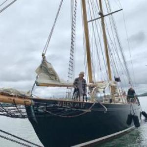 The schooner When and If returned to Wiscasset in 2021 and 2022 for Schoonerfest. File photo