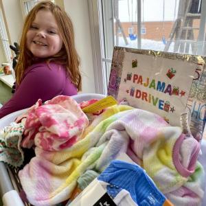 CTL student Grace Olcott shares her passion for philanthropy this winter by coordinating a pajama drive. Courtesy of CTL