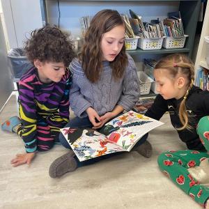 CTL students participate in this year's African-American Read-In. Courtesy of CTL