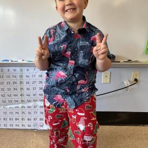 Barrett Gordon, kindergarten. Neera Harmon photo
